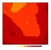 W latach 2071-2100 temperatura powietrza będzie o 2,0-3,0 C wyższa od tej z okresu referencyjnego 1971-2000 (Rysunek 2), przy czym wzrost na zachodzie