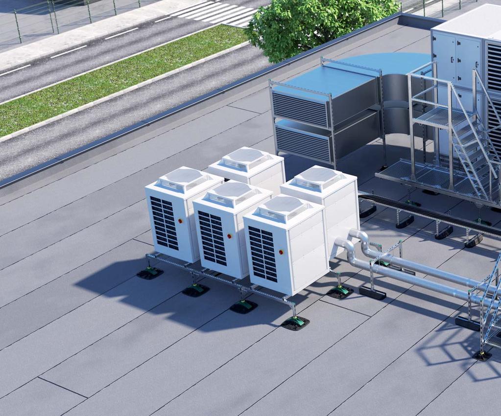 6 3 2 Nieskończone możliwości Począwszy od małych klimatyzatorów, a skończywszy na instalacjach przemysłowych przez przejścia czy podesty serwisowe. Walraven wesprze każdy Twój projekt.