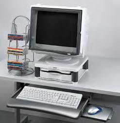 pozostaje w tej samej pozycji Ramię utrzymuje monitor do 27" o