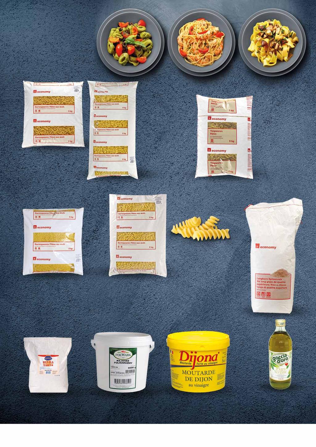 Żywienie zbiorowe MAKARON KOLANKO 5 KG 50969435 5345 30.73 z VAT 32.27 MAKARON WSTĄŻKA 8 MM 5 KG 51084945 5348 30.73 z VAT 32.27 MEZZE PENNE 5 KG 51136067 5350 22.79 z VAT 23.