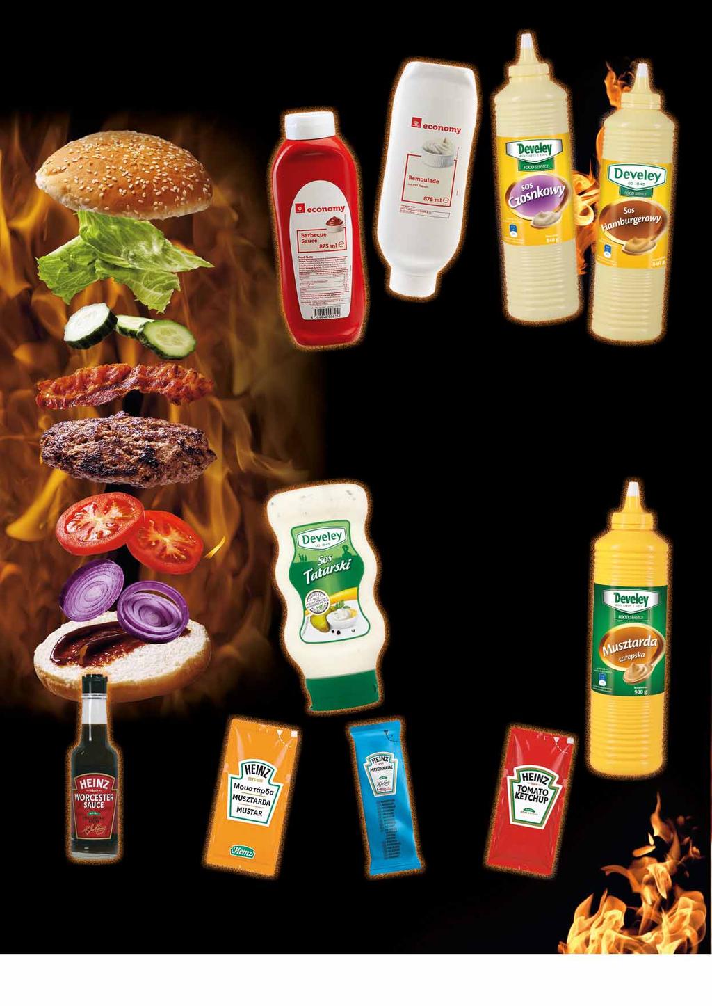 Sosy SOS BARBECUE 875 ML 51522035 5370 7.55 z VAT 8.15 SOS REMOULADE 50% 875 ML 15239569 8306 7.84 z VAT 8.47 SOS CZOSNKOWY 840 G 62180336 7532 7.12 z VAT 7.69 SOS HAMBURGEROWY 840 G 62219761 7973 7.