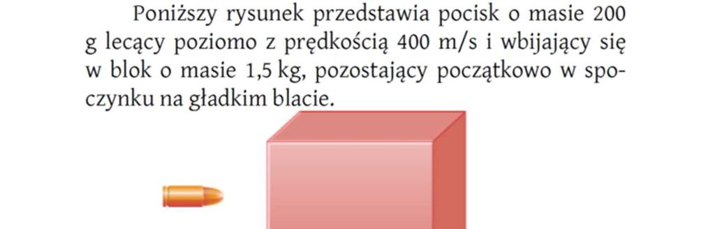 Grupa 2. Zasada zachowania pędu Poniższy rysunek dotyczy zadań C) 1.