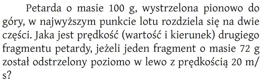 2. A) Wagon o ciężarze 280 kn, poruszający się z prędkością 1,5 m/s, zderza się z innym wagonem o ciężarze 210 kn, poruszającym się po tym samym torze i w tym samym kierunku z prędkością 0,9 m/s.