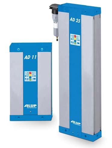 Osuszacze adsorpcyjne AD: Wiele modeli, wiele korzyści AD 7-60 Dane techniczne AD 7-60 Przepływ przy ciśnieniu 7 barów Punkt rosy Maksymalne ciśnienie robocze Zakres ciśnienia roboczego