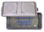 7022.604/ 3.7023.604 trial Plantilla para placa 3.7022.604/3.7023.604 40.5732.200 43.7022.604 Palette für 7,0ChLP Platten 3.7062 Palette for 7.0ChLP plates - 3.