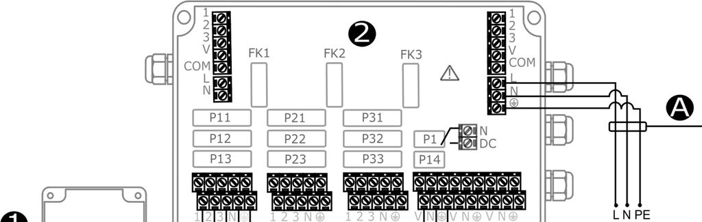 CONNECTION DIAGRAM TS/HMI/T-box + RX + LEO S L XL SCHEMAT PODŁĄCZENIA TS/HMI/T-box + RX + LEO S L XL СХЕМА ПОДКЛЮЧЕНИЯ TS/HMI/T-box + RX + LEO S L XL Max Макс.