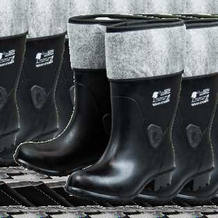 61 Kalosz gumofilc BORYNA CI Wellingtons Сапоги резиновые Filz-Gummistiefel - spełnia normy: ISO