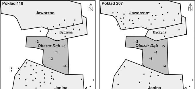 od pó nocy Jaworzno i Byczyna (eksploatowanych przez Zak ad Górniczy Sobieski) i po- udnia Janina (eksploatowanych przez Zak ad Górniczy Janina).