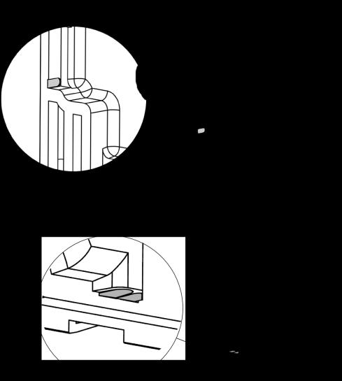 3.3. SIDE COVER INSTALLATION 3.3. MONTAŻ BOCZNEGO PANELU 3.3. ŠONINIO DANGČIO MONTAVIMAS 3.3. УСТАНОВКА БОКОВОЙ ПАНЕЛИ If needed cut out ways in side cover to pass pipelines or/and cables.
