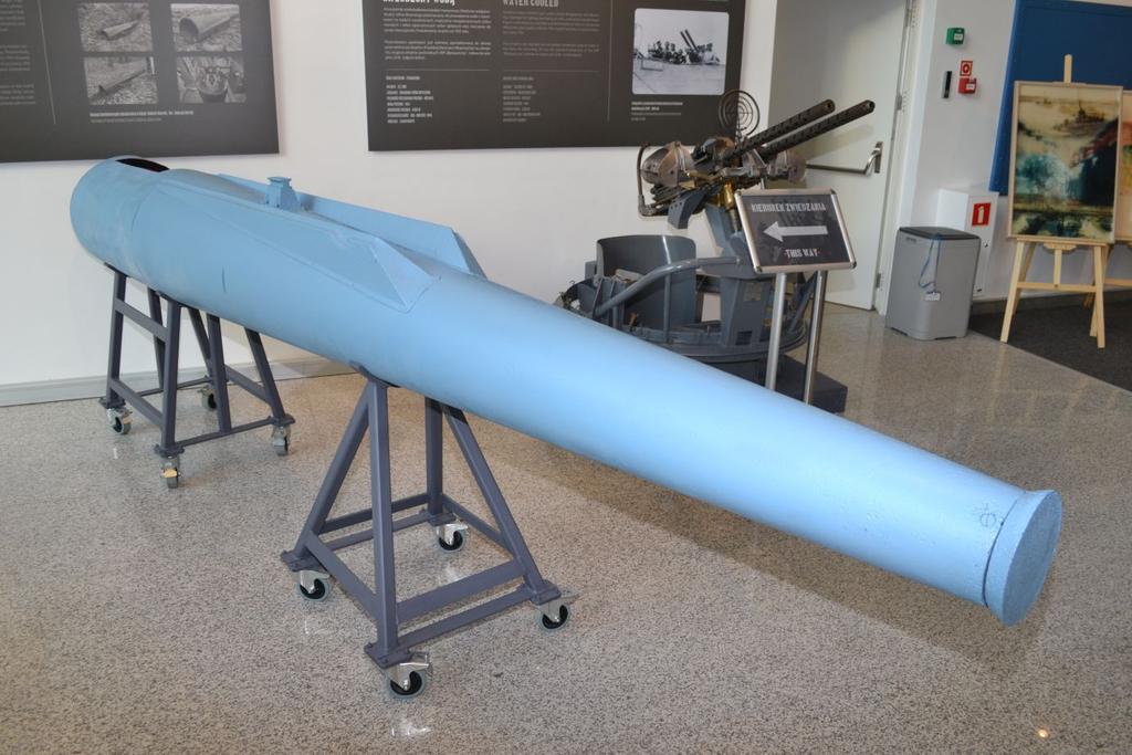 Unikalna na skalę światową bombotorpeda serii BT (Bomben-Torpedo) 1000 RS. Fot. M.