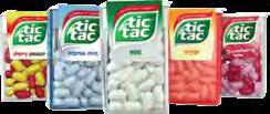 34 69 42,67 TIC TAC różne smaki 32 00 39,98 HALLS