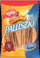 szt. 0 50 0,62 Paluszki słone 70g opakowanie: 20
