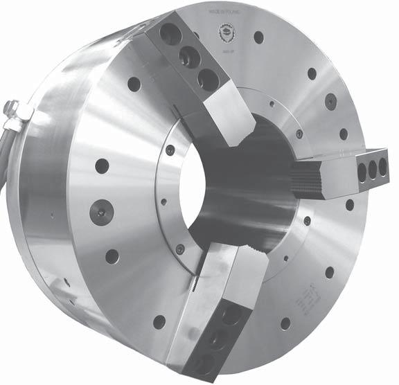 POWER CHUCKS with pneumatic cylinder UCHWYTY TOKARSKIE z mocowaniem mechanicznym zintegrowane z cylindrem pnematycznym POWER CHUCKS with pneumatic cylinder UCHWYTY TOKARSKIE z mocowaniem mechanicznym