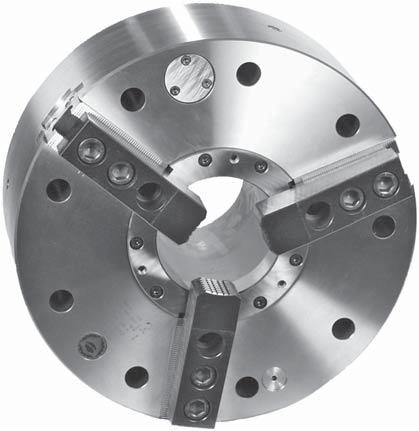 3-JAW SELF-CENTERING POWER CHUCK WITH PNEUMATIC CYLINDER 3-SZCZĘKOWE ZINTEGROWANE Z CYLINDREM PNEUMATYCZNYM Type / Typ 2500-400-140 Size / Wielkość 400 Code No / Kod Nr 0642 525 000 708 A 450 A1 483