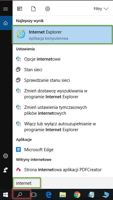 Jedynie przeglądarka Internet Explorer zezwala na uruchamianie tego typu aplikacji, pod warunkiem, że zostanie uruchomiona z uprawnieniami administratora komputera.