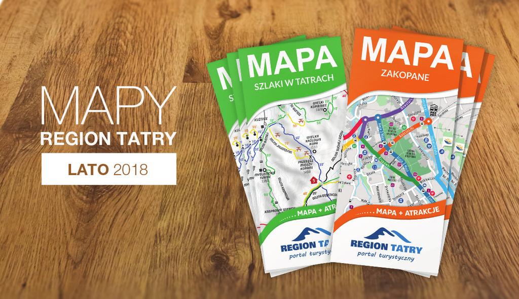 Kolportaż map Region Tatry - lato 2018 HOTELE 1. Hotel Mercure Kasprowy **** Zakopane, ul. Szymaszkowa 2. Hotel & SPA Aries 3. Hotel Belvedere Resort & Spa **** 4. Hotel Czarny Potok *** 5.