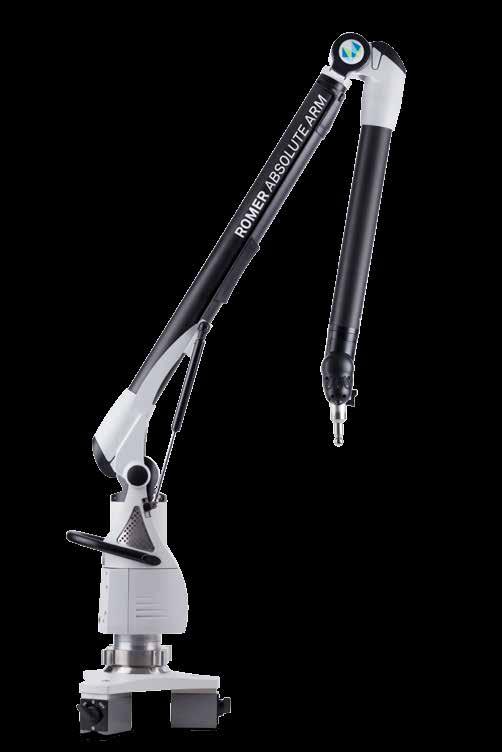 ROMER Absolute Arm SOLUTIA UNIVERSALA IN METROLOGIE ROMER ABSOLUTE ARM ROMER ABSOLUTE ARM CU SCANNER LASER INTEGRAT Bratul de masura ROMER Absolute Arm cu 6 axe de rotatie este conceput pentru