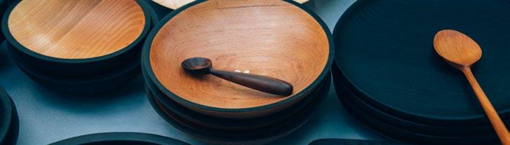 Wood shares its warmth with a user, establishing an