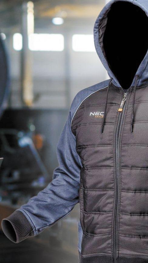 odporność na uszkodzenia mechaniczne; zintegrowane ściągacze przy wlocie rękawów i