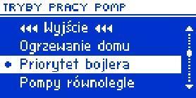 Pasirinkus šią funkciją, reguliatorius persijungia į centrinio šildymo grandinės šildymą.