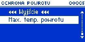 Įjungus šią funkciją, vartotojas gali nustatyti didžiausią leistiną grįžimo temperatūrą. 9.