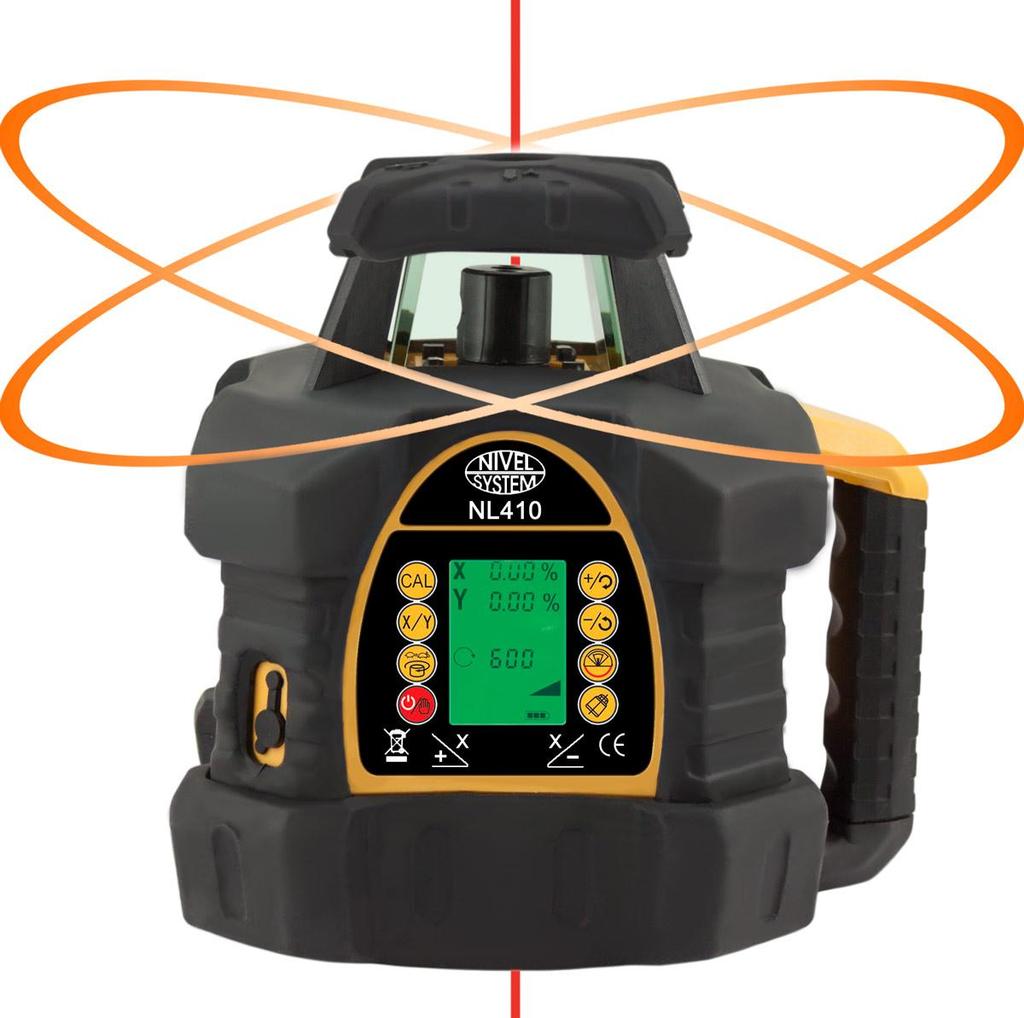 EN Rotation Laser NL410, NL410G Thank you for purchasing a Nivel System NL410 / NL410G laser level.
