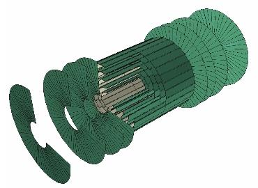 96 Długi cylinder Krótki cylinder plus zewnętrzne dyski LDC GLD SiD 4th