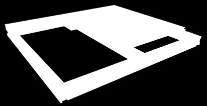 Terrace+ sistemos elementai 1 2 max. 60 cm Konstrukcinis aliuminio profilis 50 x 80mm.
