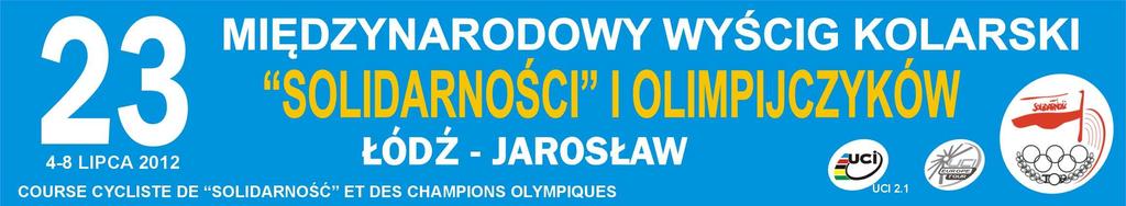 Trasa / Route: Łęczyca - Kutno M-ce Place Nr No Organizator / Organiser: Region Ziemia Łódzka NSZZ SOLIDARNOŚĆ 90-229 ŁÓDŹ ul.