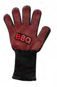 OUTDOOR DINING BBQ rękawica Bawełna/sylikon. Ten sprytny przedmiot ochroni przed oparzeniem palców czy całej dłoni w czasie grillowania.