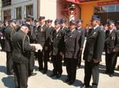 Na samo poludnie sa pred požiarnou zbrojnicou zhromaždili zástupcovia požiarnych zborov z gminy Nowy Targ a zo susednej gminy Nižné Lapše, aby spoločne s Novobeľanmi oslávili tento výnimočný deň.