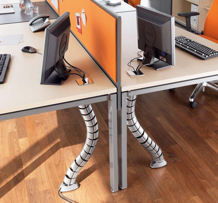 Wiring Okablowanie Aesthetic wiring is one of the most important element in the office design. It should be also comfortable and practical for employees.
