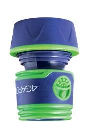 Insert spraying equipment for water flowing while pull it for stopping water. Suitable for 13 mm hose.
