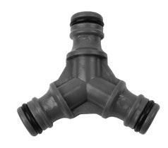 1/2 TWO WAY HOSE COUPLING NYPEL 1/2 06789 06809 ➌a The water can be divided into multiple ways by connecting to hose connector.