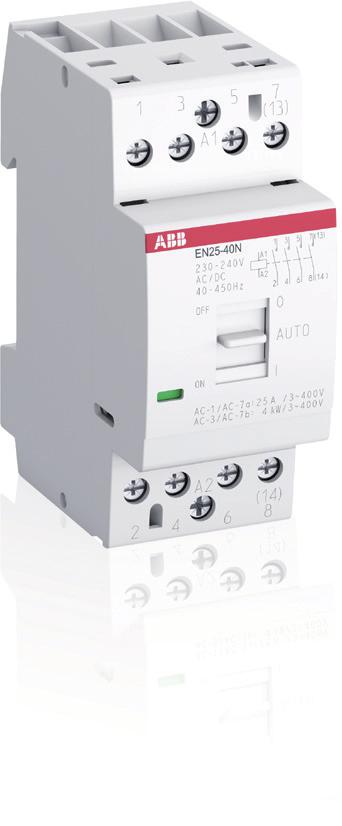Styczniki instalacyjne ESB/EN Parametry i
