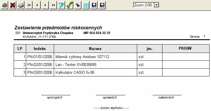 13 o o o Wybór opcji Wszystkie lub Wybrany zakres na zakładce Data. Dla opcji Wybrany zakres - zdefiniowanie zakresu dat. Wybór opcji Wszystkie lub Wybrany zakres na zakładce Indeks.