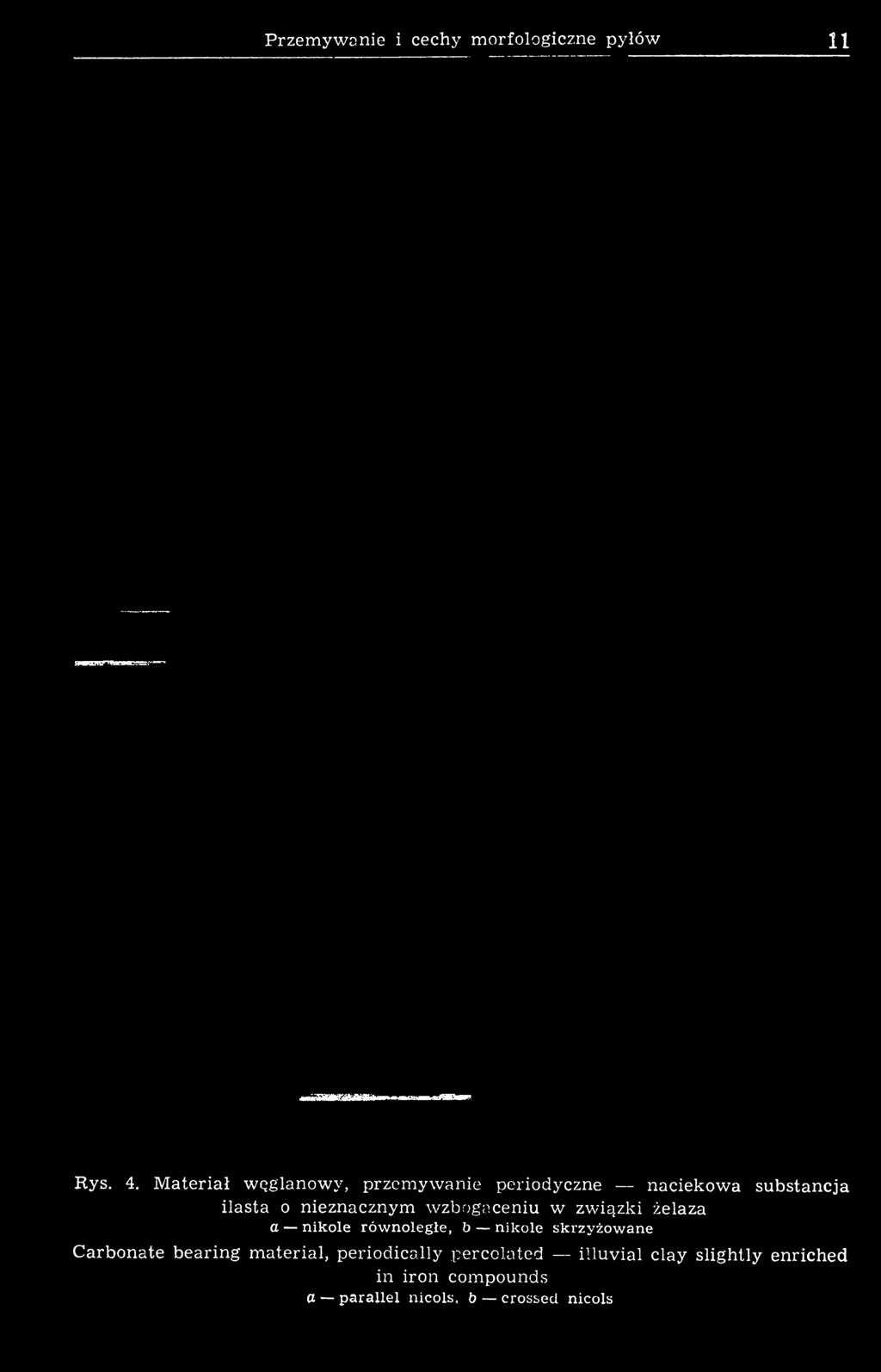 Carbonate bearing material, periodically percolated