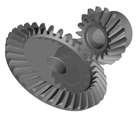 20 TRIBOLOGIA 1/2018 ISSN 0208-7774 research of helical conical gears, taking account of gear height correction, tooth engagement and wear-generated changes in curvature of their involute profile,