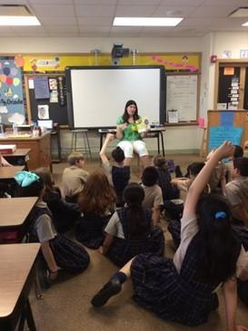 Francis Borgia: She is the sister of the fourthgrade teacher, Ms. Haderspeck.