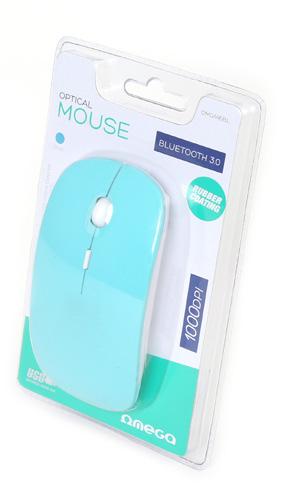 optical bluetooth mouse Compatible with Mobile Devices Changeable DPI: 800/1000 Range Up To 10m BLUETOOTH wireless 2xAAA Battery not included Nano USB receiver 1000DPI OM0446 1000DPI for superior