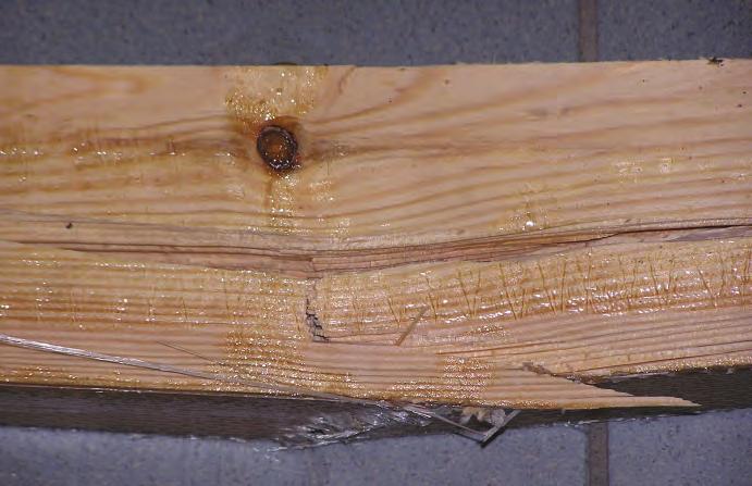 LOAD-BEARING CAPACITY OF WOODEN BEAMS REINFORCED WITH COMPOSITE SHEETS Fig. 5. The graph of force deflection F(w) of the wooden beam without reinforcement 3.2.