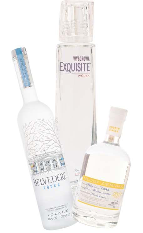 POLSKIE WÓDKI PREMIUM / POLISH PREMIUM VODKAS BELVEDER - wódka tworzona jest ze starannie wyselekcjonowanego polskiego żyta.
