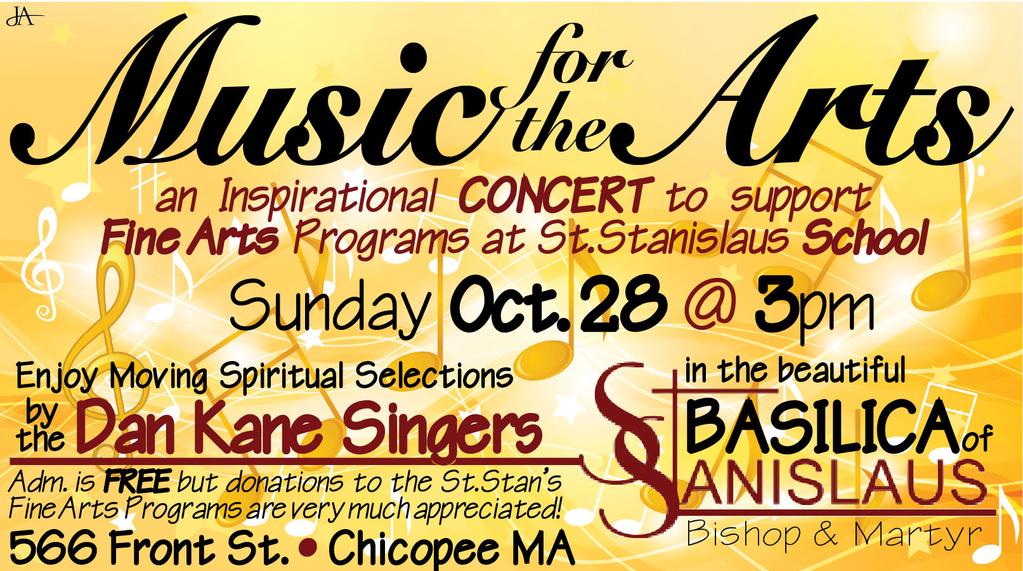 Stanislaus School or contact Pat Olbrys (413) 592-1670.