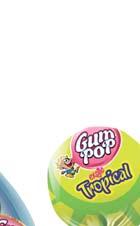 chewing gum, packed