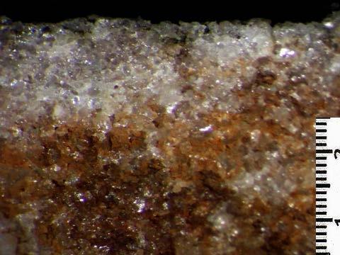-diagram of mineral composition of sandstone,