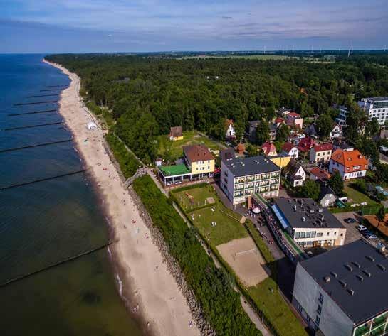 USTRONIE MORSKIE Ośrodek Wczasowy GWAREK Ustronie Morskie Ustronie Morskie to kurort położony ok. 13 km od Kołobrzegu, o specyficznym, bogatym w jod mikroklimacie.
