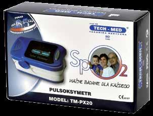 P u l s o k s y m e t ry Pulsoksymetr TM-PX20 Ważne badanie dla każdego Pulsoksymetr TM-PX20 wskazany jest do