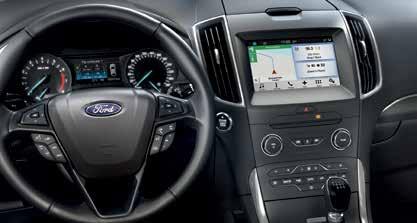 FORD S-MAX Wybrane promocyjne pakiety wyposażenia Gold X Plus system nawigacji satelitarnej CD/MP3 z Ford SYNC 3 (ICFBT) zawiera m.in.