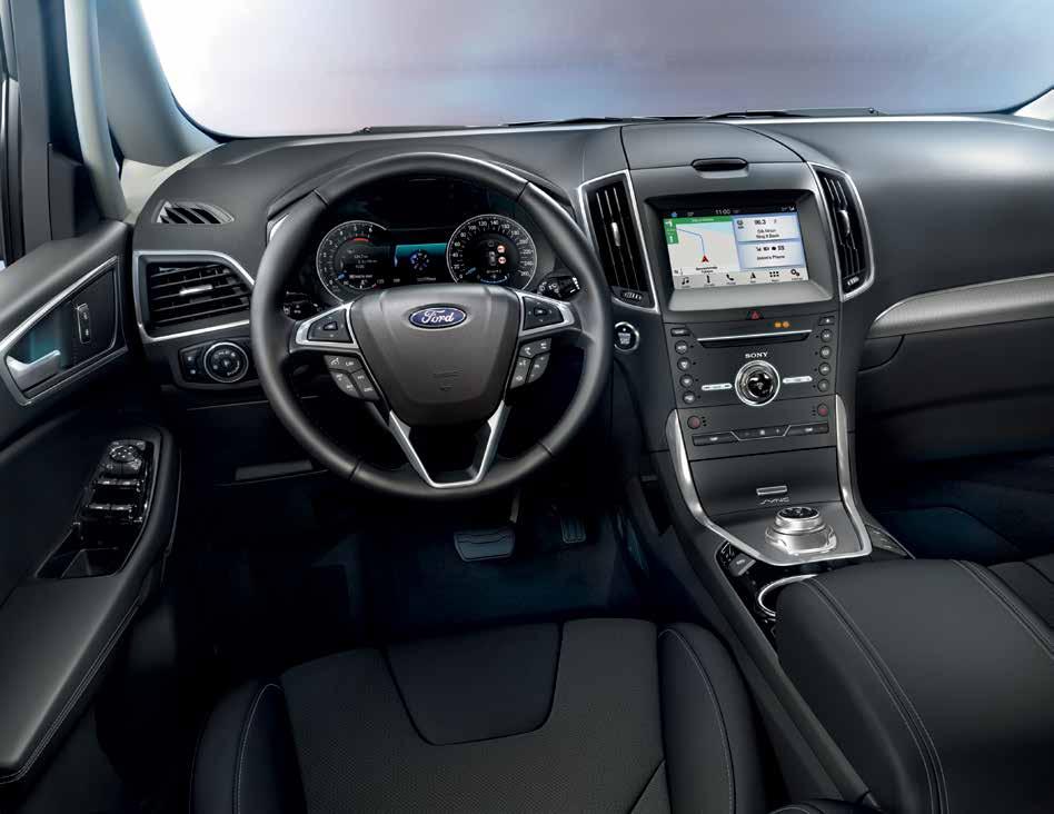Nawigacja satelitarna SONY CD/MP3 z DAB+ i Ford SYNC 3 z obsługą głosową w języku