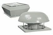 Wentylatory dachowe DVWN do 120 C nap dzane silnikami konwencjonalnymi typu IEC. Obudowa wykonywana z aluminium odpornego na korozj.